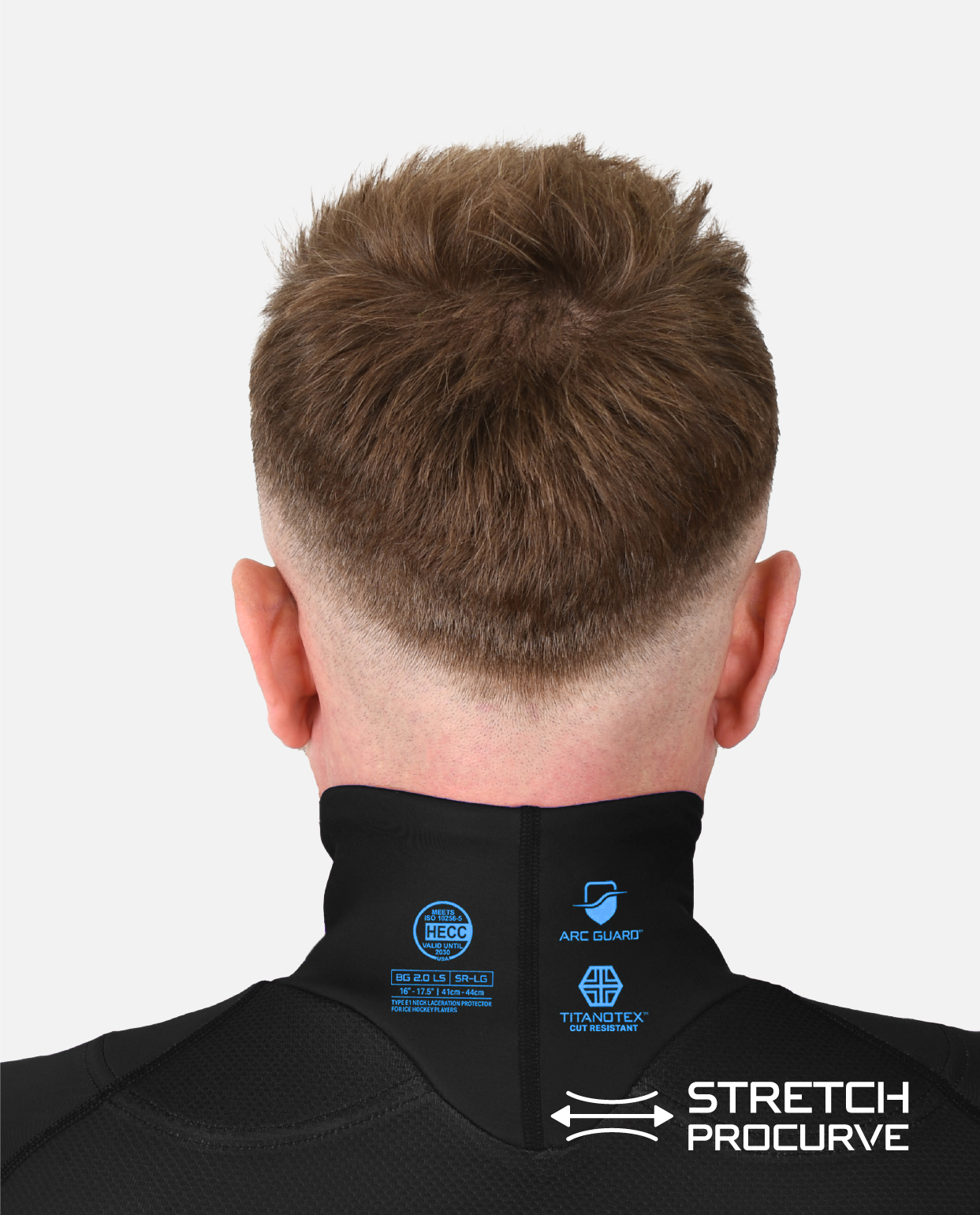 BG 2.0 LS NECK GUARD SHIRT - LEOPARD FADE