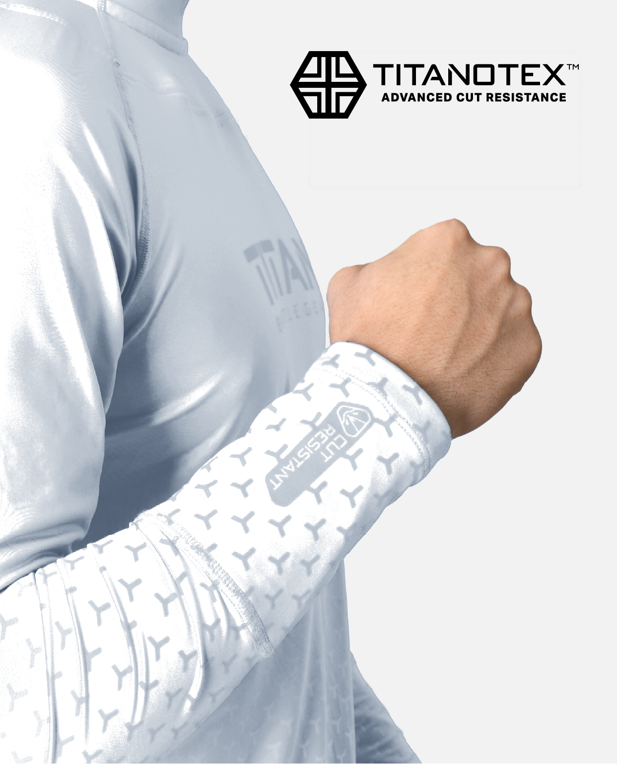CUT-RESISTANT BASELAYER - WHITE