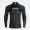 BG 2.0 LS NECK GUARD SHIRT - GALAXY SPLATTER