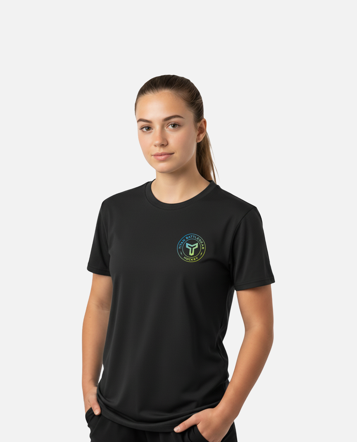 SR Puck Fade Tee - Black