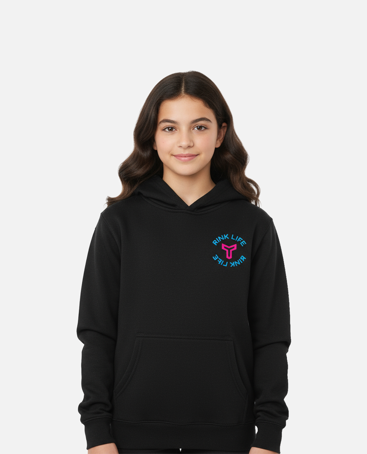 YTH RL Stack Hoodie - Black