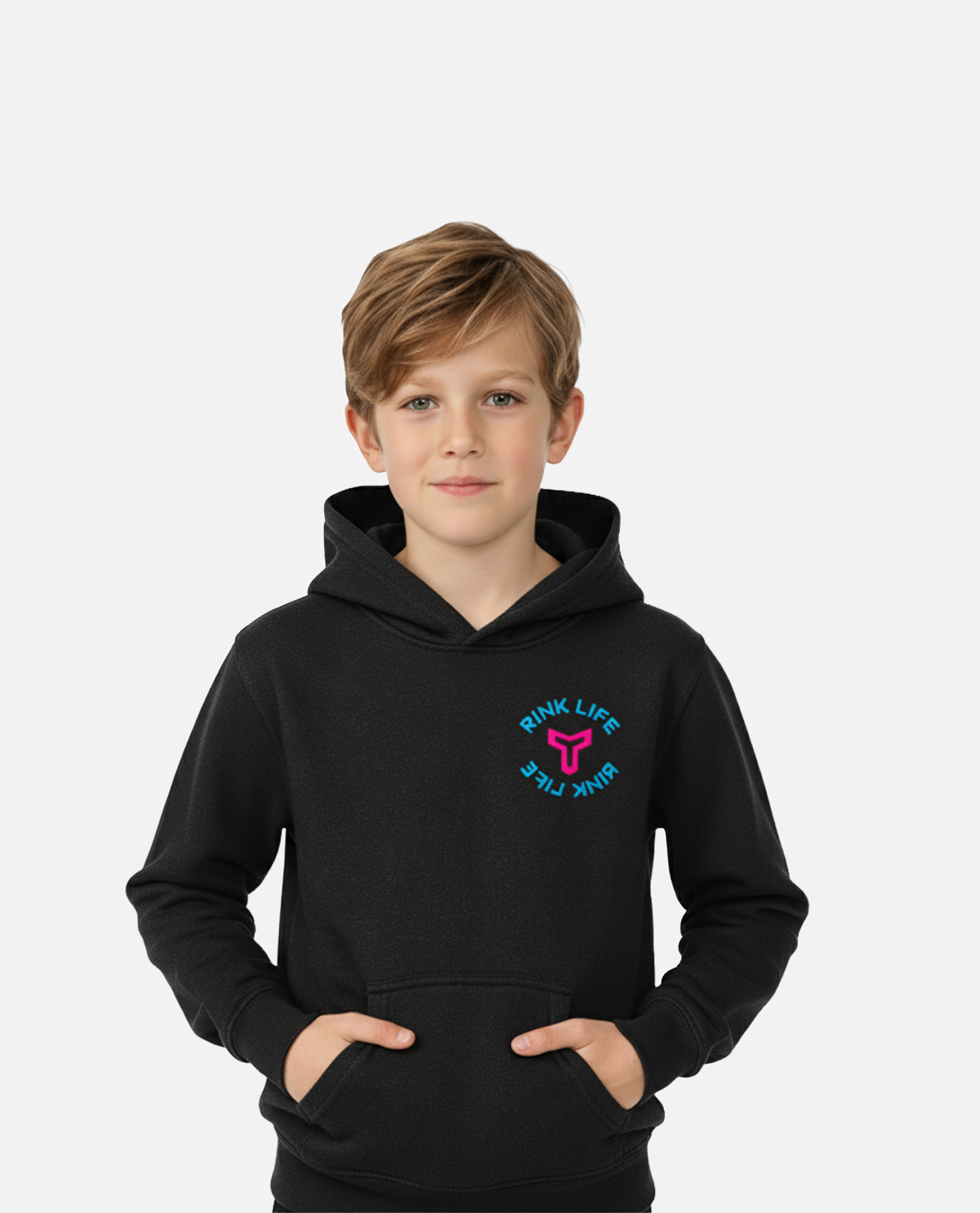 YTH RL Stack Hoodie - Black