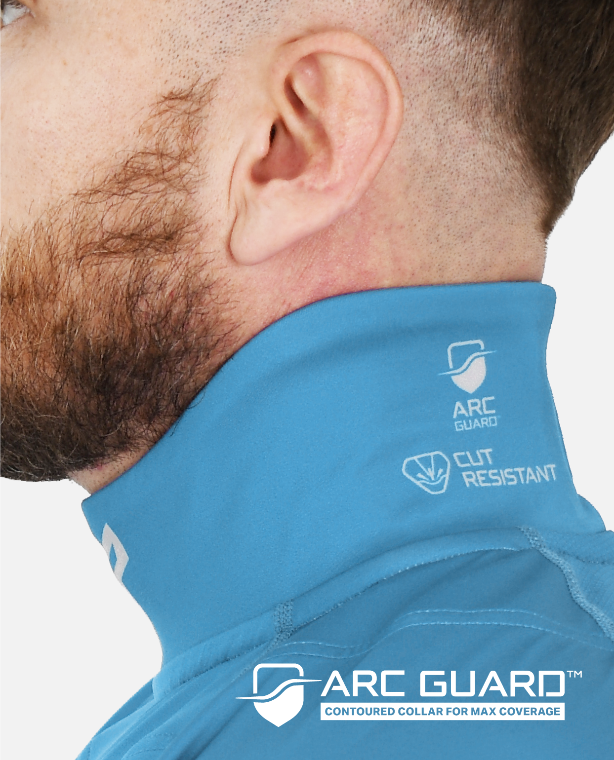 BG 2.0 LS NECK GUARD SHIRT - TEAM CAROLINA
