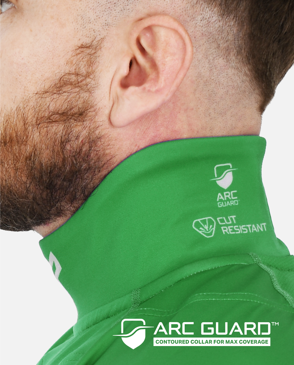 BG 2.0 LS NECK GUARD SHIRT - TEAM KELLY
