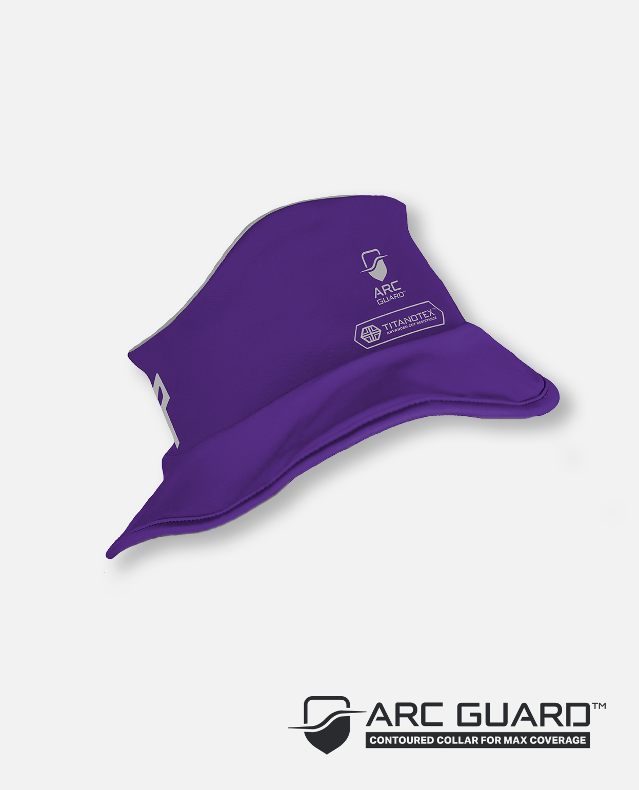 CUT-RESISTANT NECK GUARD - PURPLE