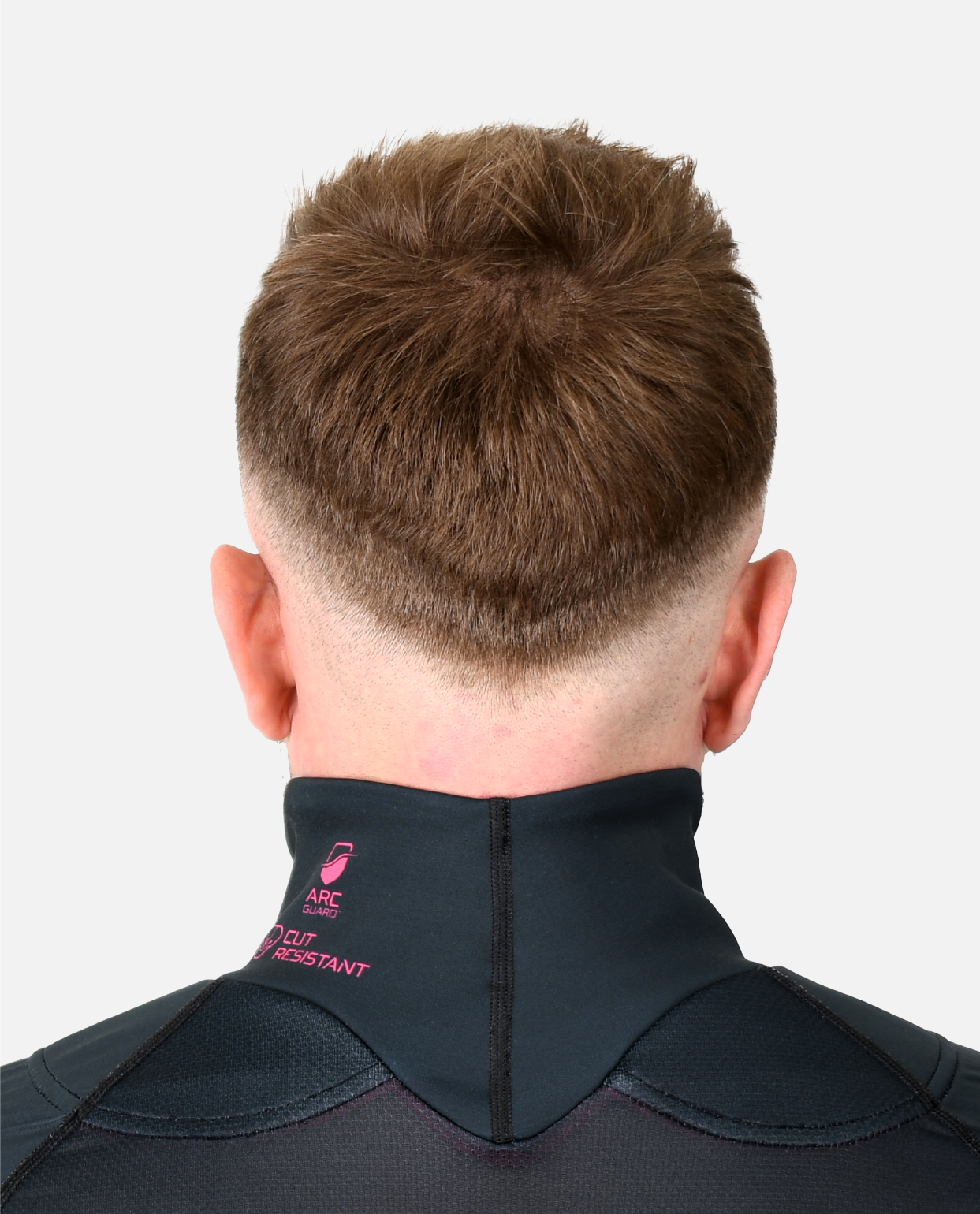 BG 2.0 LS NECK GUARD SHIRT - BLACK/PINK
