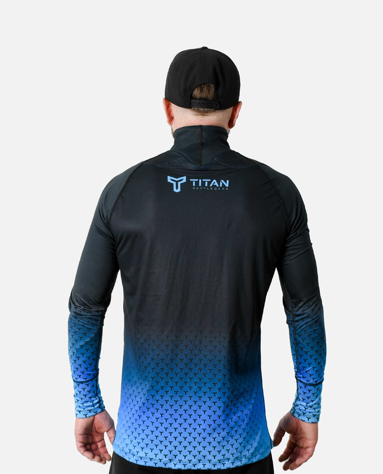 BG 2.0 LS NECK GUARD SHIRT - BLACK/ARCTIC