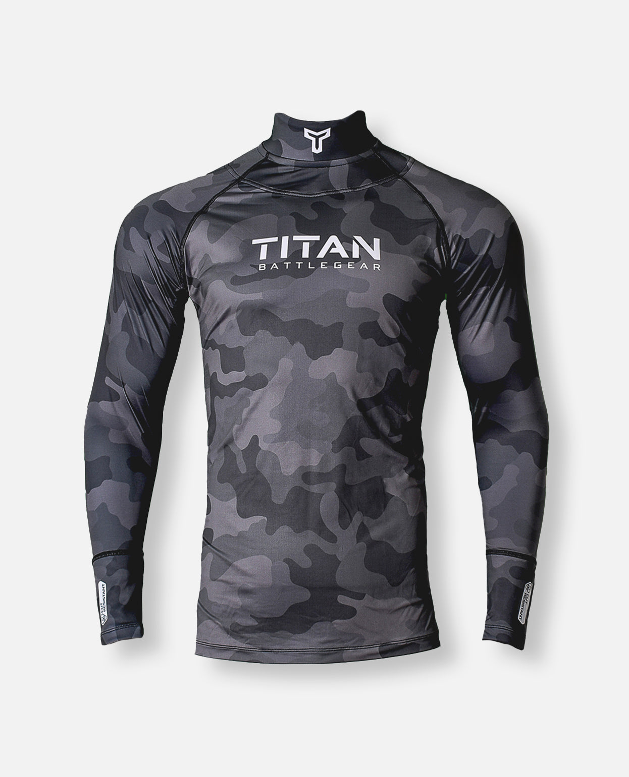 BG 2.0 LS NECK GUARD SHIRT - BLACKOUT CAMO
