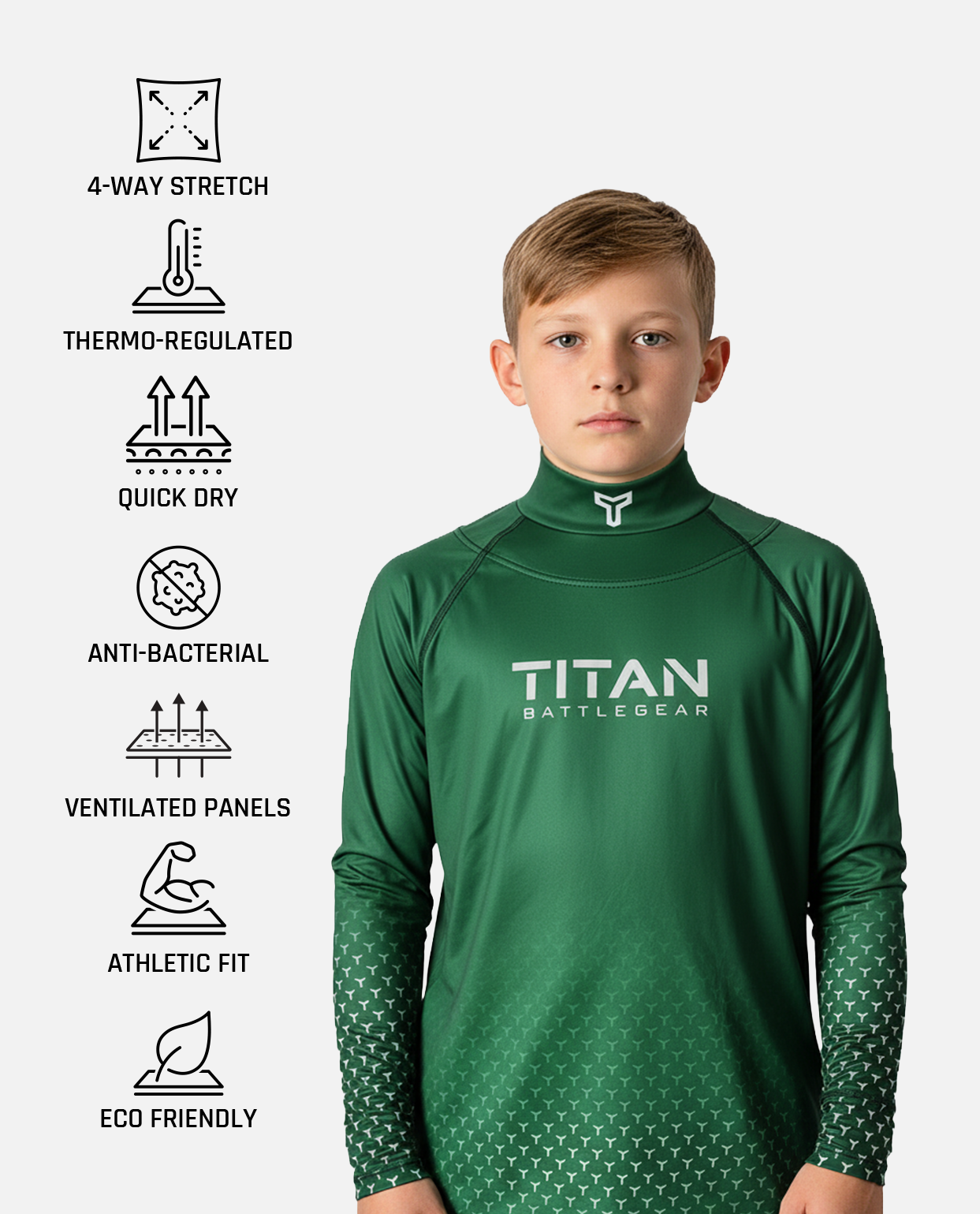 CUT-RESISTANT BASELAYER - FOREST