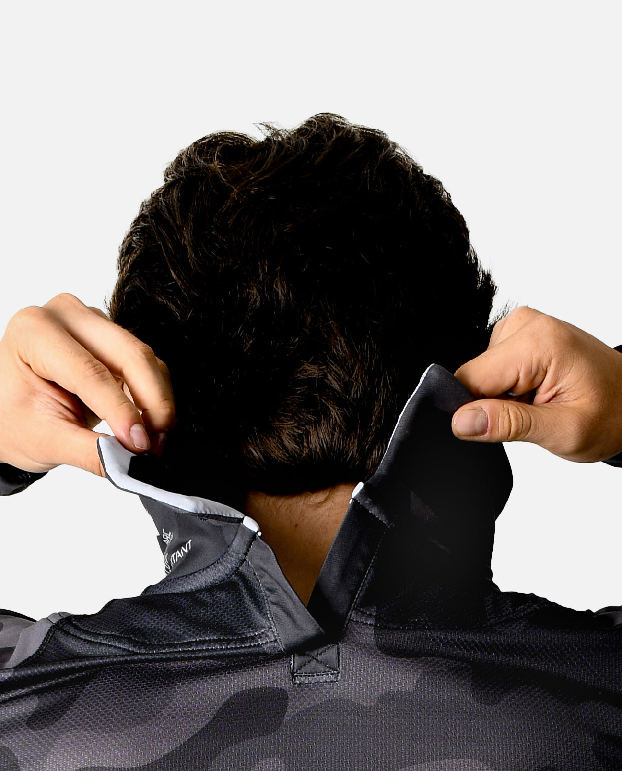 BG 2.0 LS NECK GUARD SHIRT - BLACKOUT CAMO