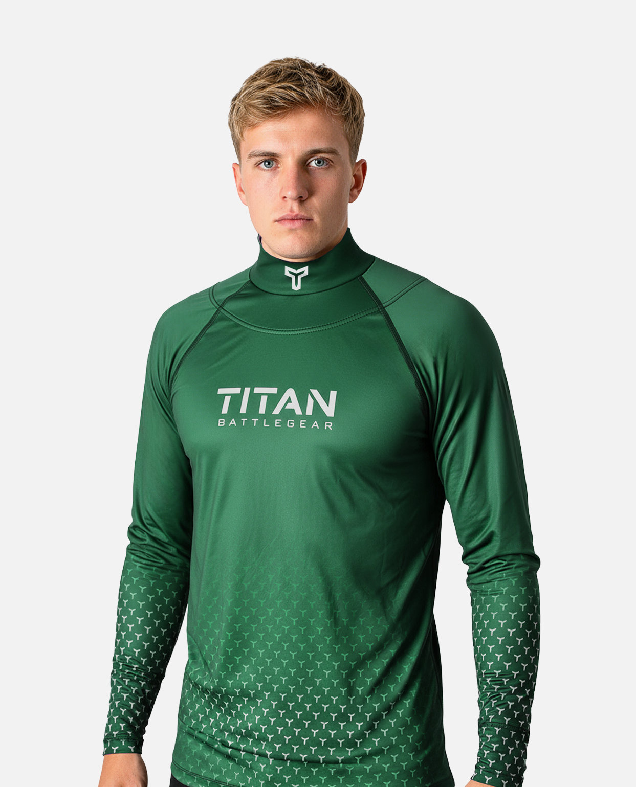 BG 2.0 LS NECK GUARD SHIRT - TEAM FOREST