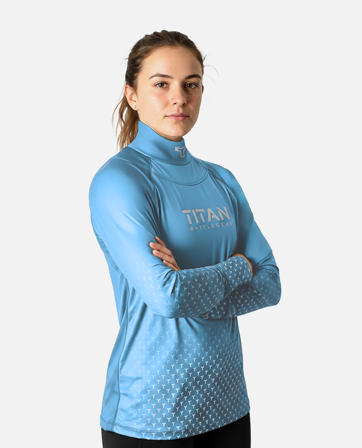 BG 2.0 LS NECK GUARD SHIRT - TEAM CAROLINA