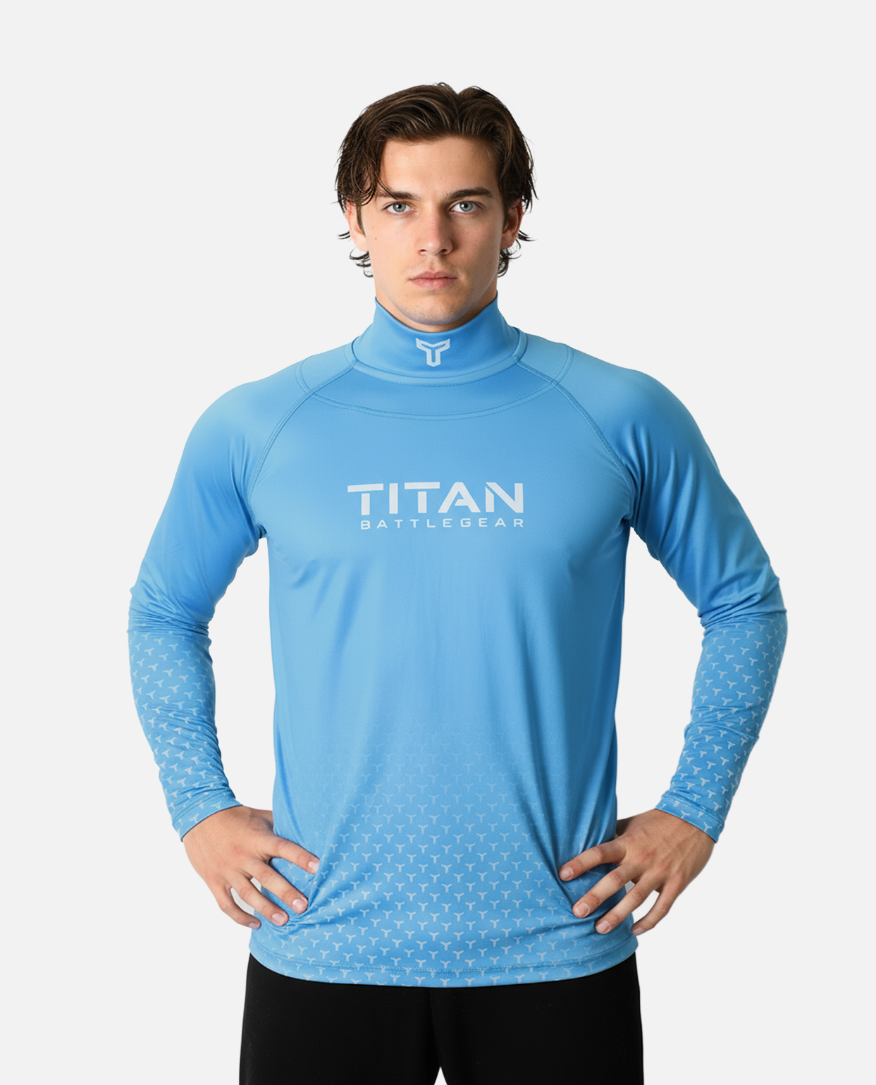 BG 2.0 LS NECK GUARD SHIRT - TEAM CAROLINA