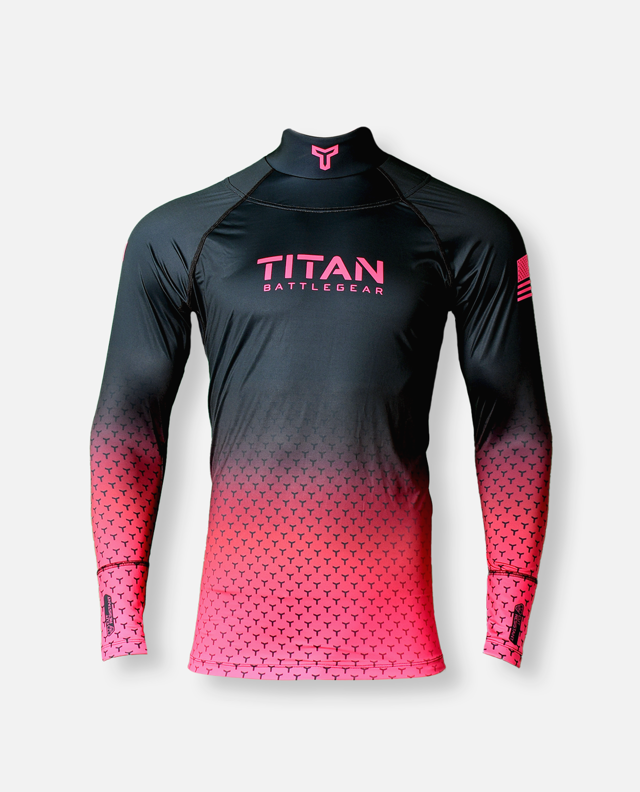 BG 2.0 LS NECK GUARD SHIRT - BLACK/PINK