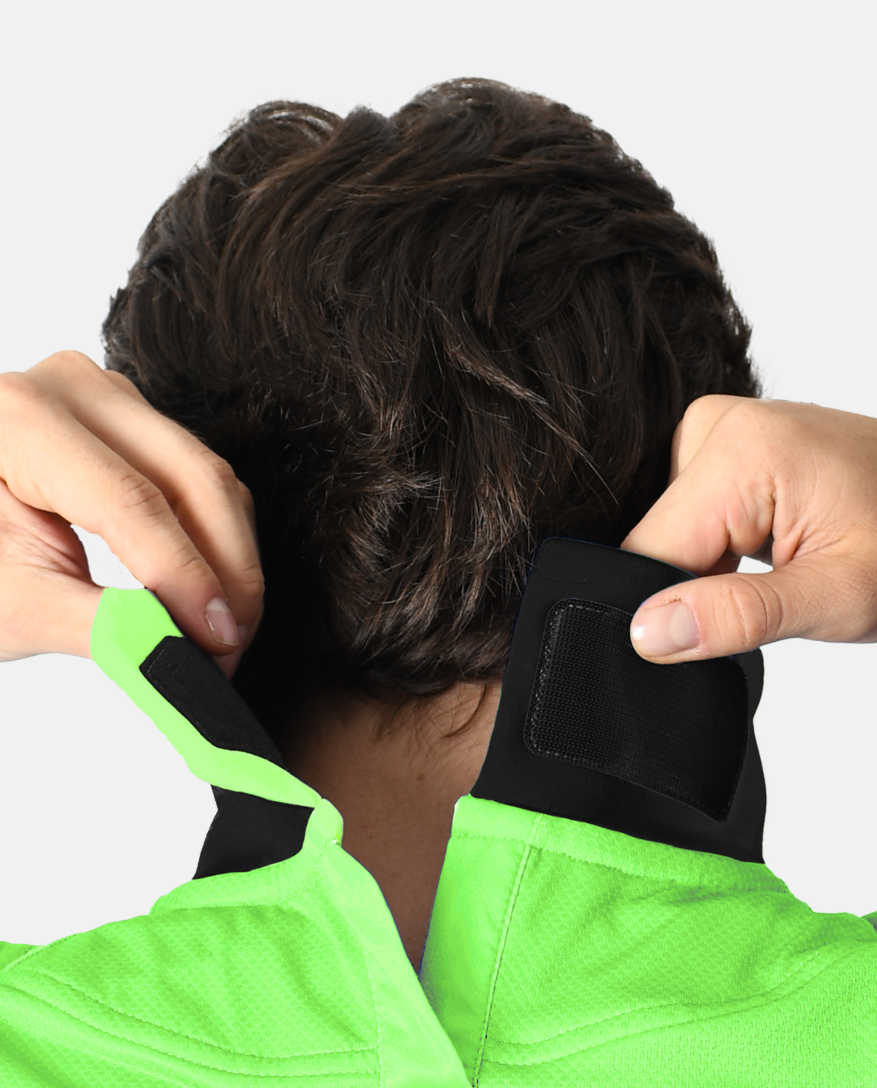 BG 2.0 LS VELCRO NECK GUARD SHIRT - GREEN SLIME