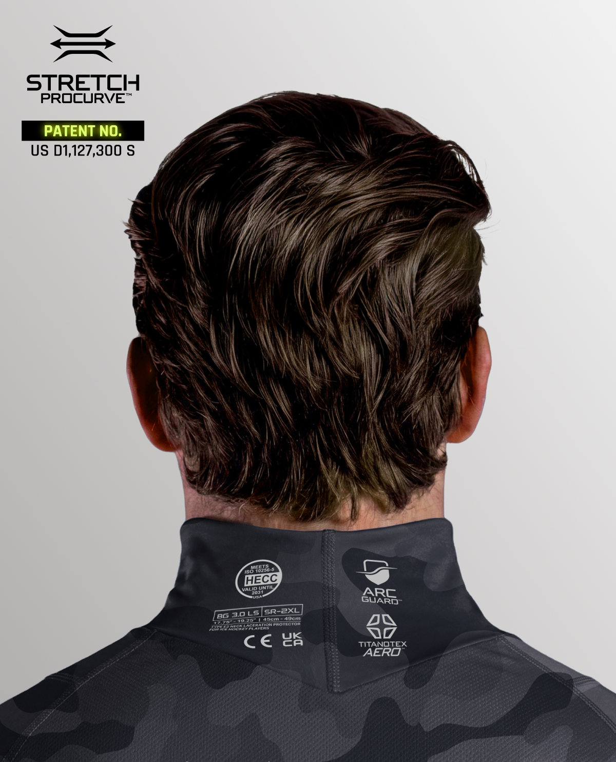 YTH CUT-RESISTANT BASELAYER 3.0 - BLACKOUT CAMO