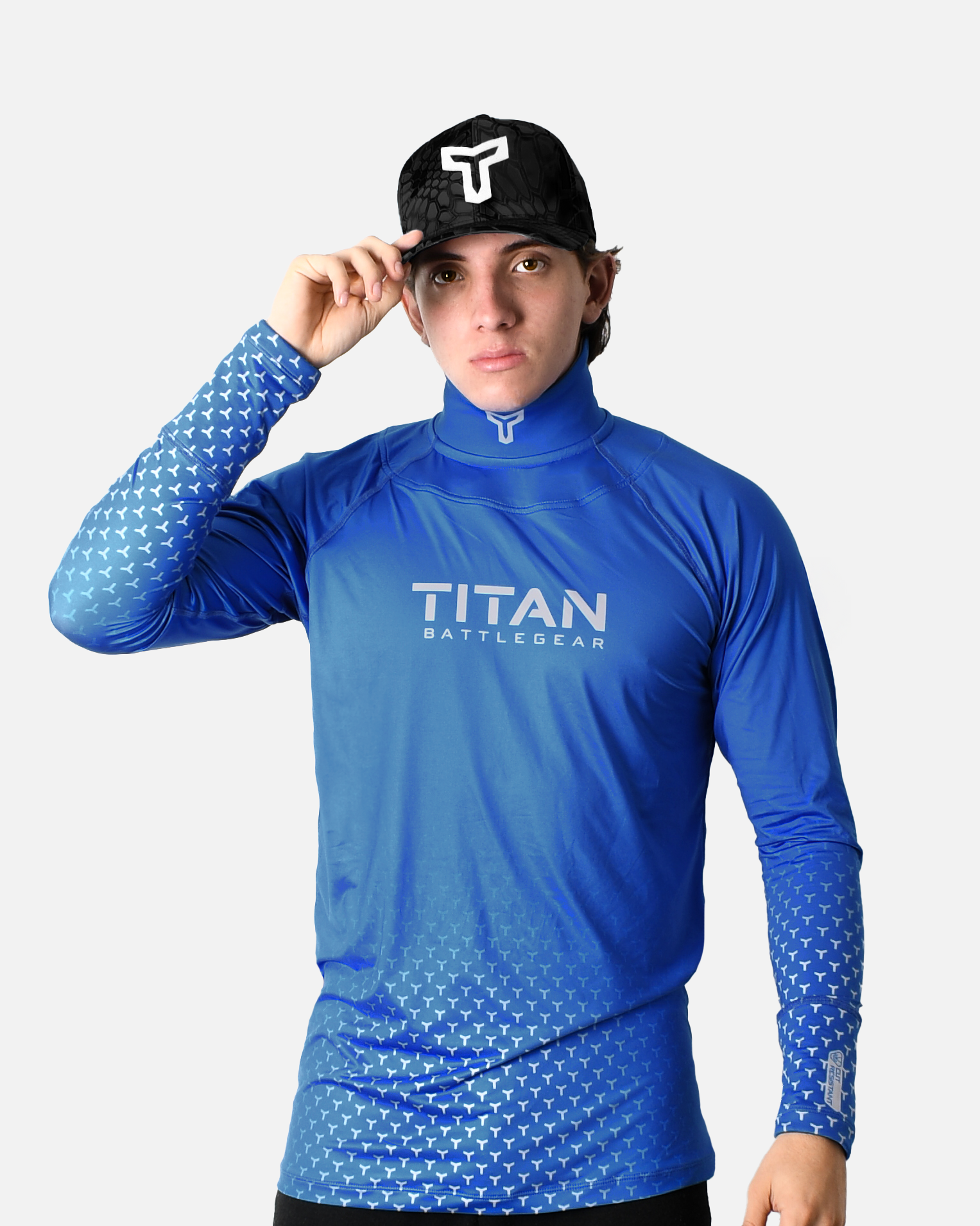 BG 2.0 LS NECK GUARD SHIRT - TEAM ROYAL