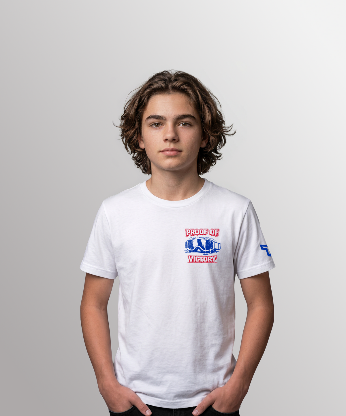 YTH USA HOCKEY VICTORY TEE - WHITE