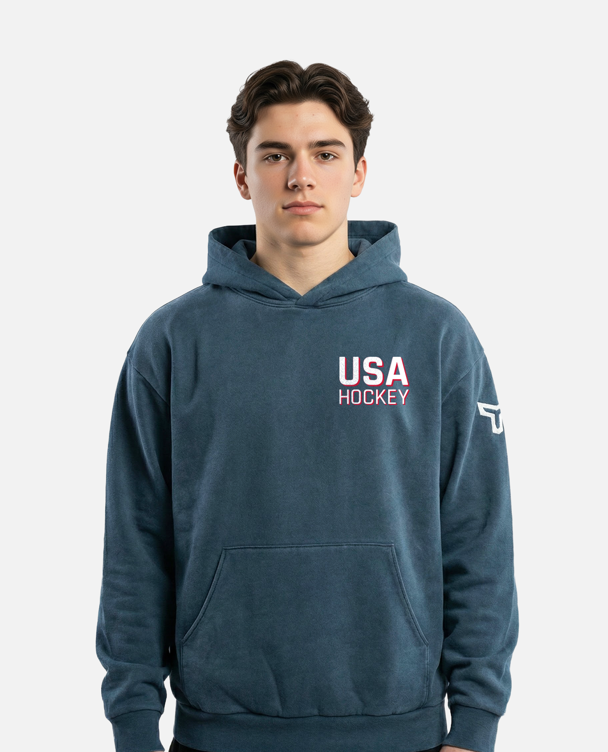 SR USA HOCKEY HOODIE - NAVY