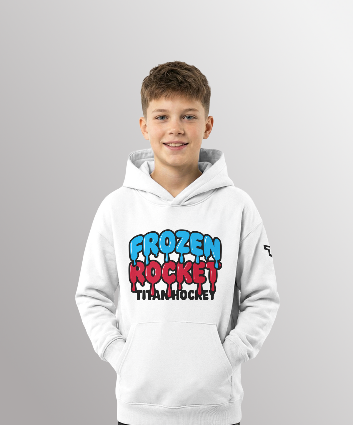 YTH FROZEN ROCKET HOODIE - WHITE