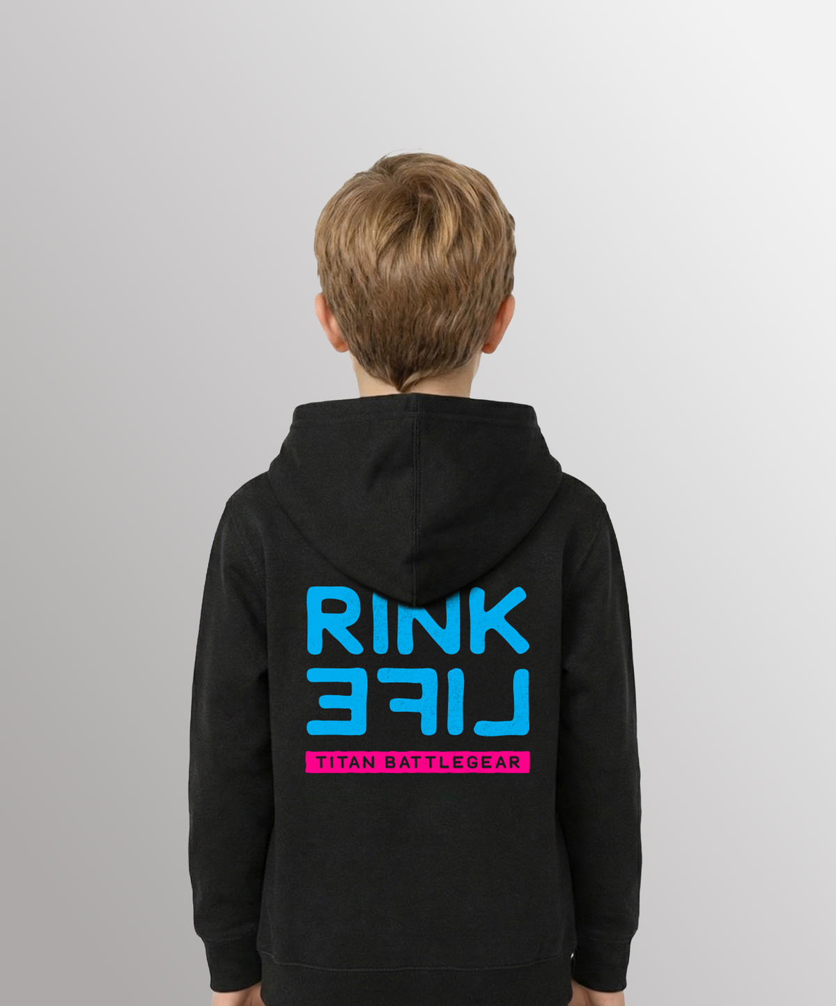 YTH RL STACK HOODIE - BLACK