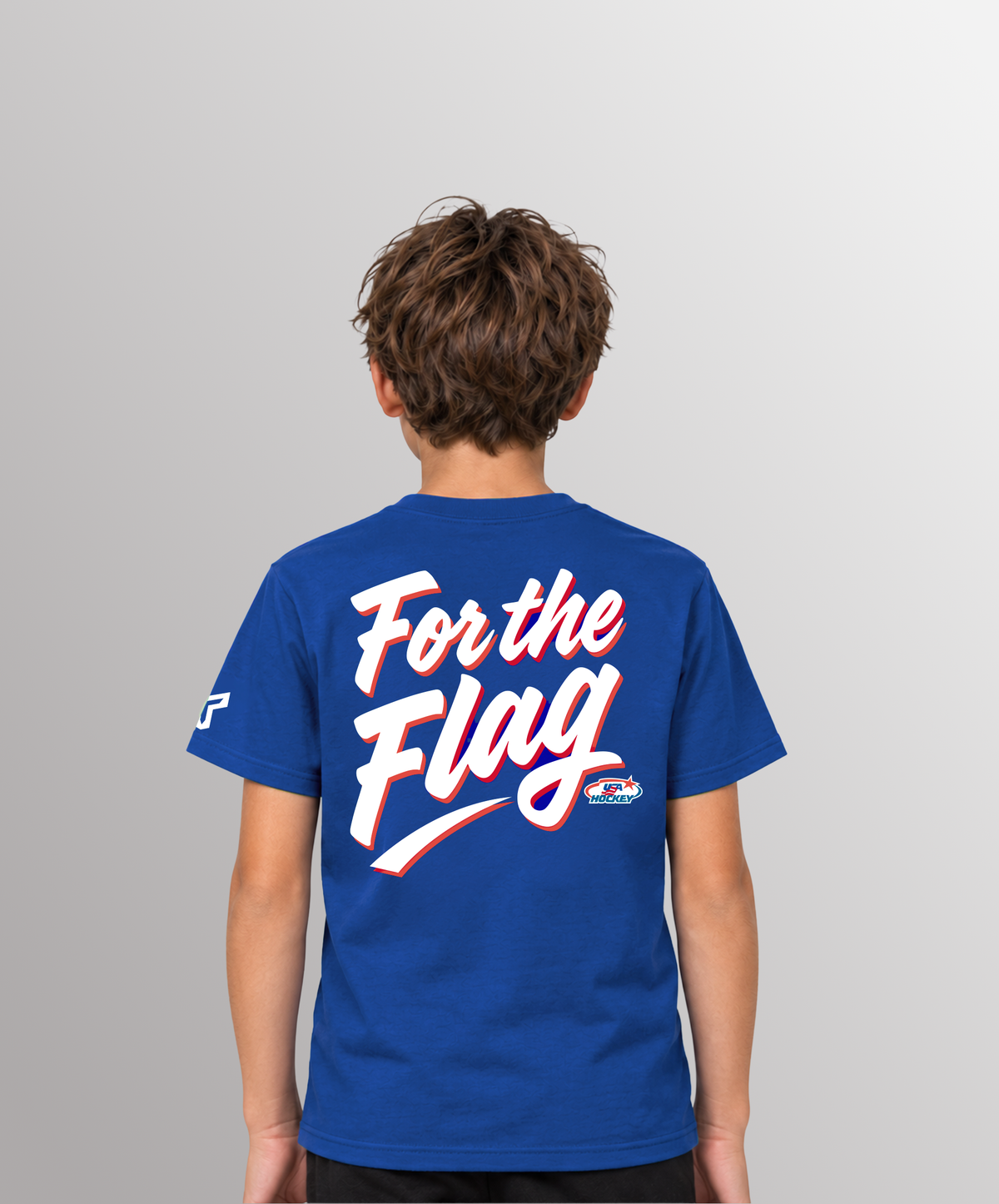 YTH FOR THE FLAG TEE - ROYAL