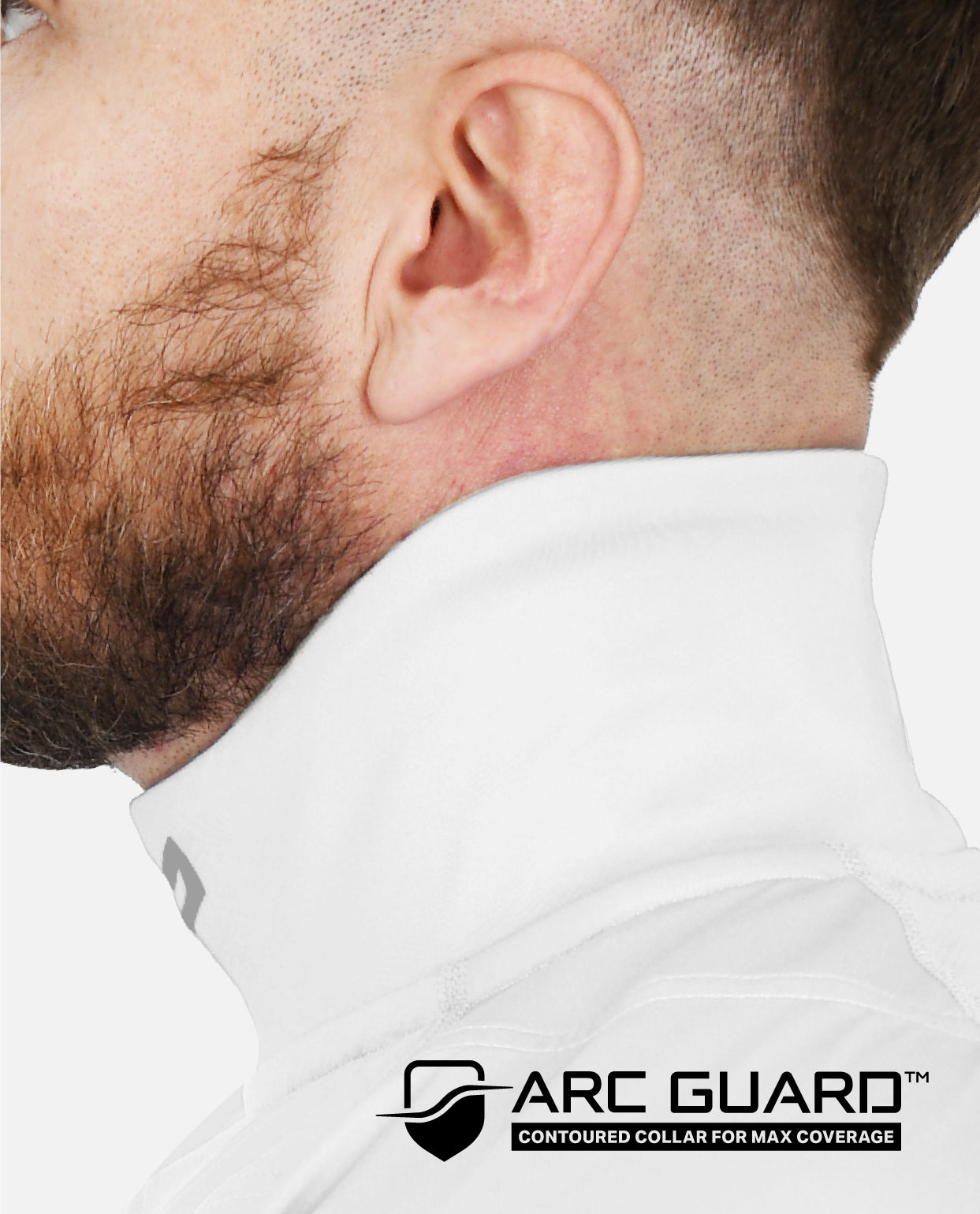 BG 2.0 LS NECK GUARD SHIRT - WHITE