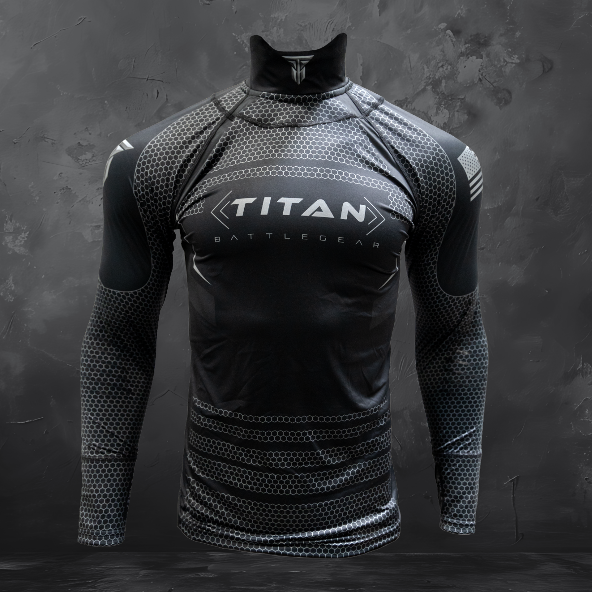 Black Titan Battlegear Hockey Shirt - Front View
