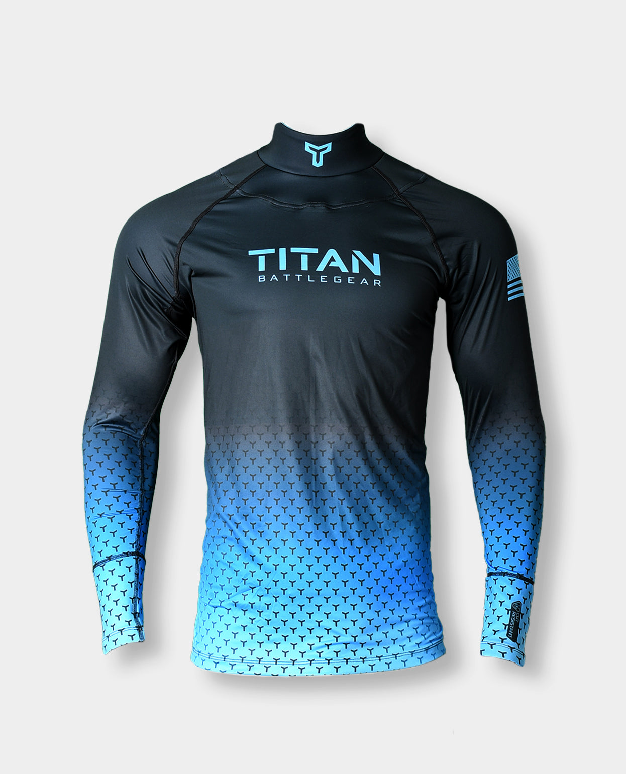 BG 2.0 LS NECK GUARD SHIRT - BLACK/ARCTIC