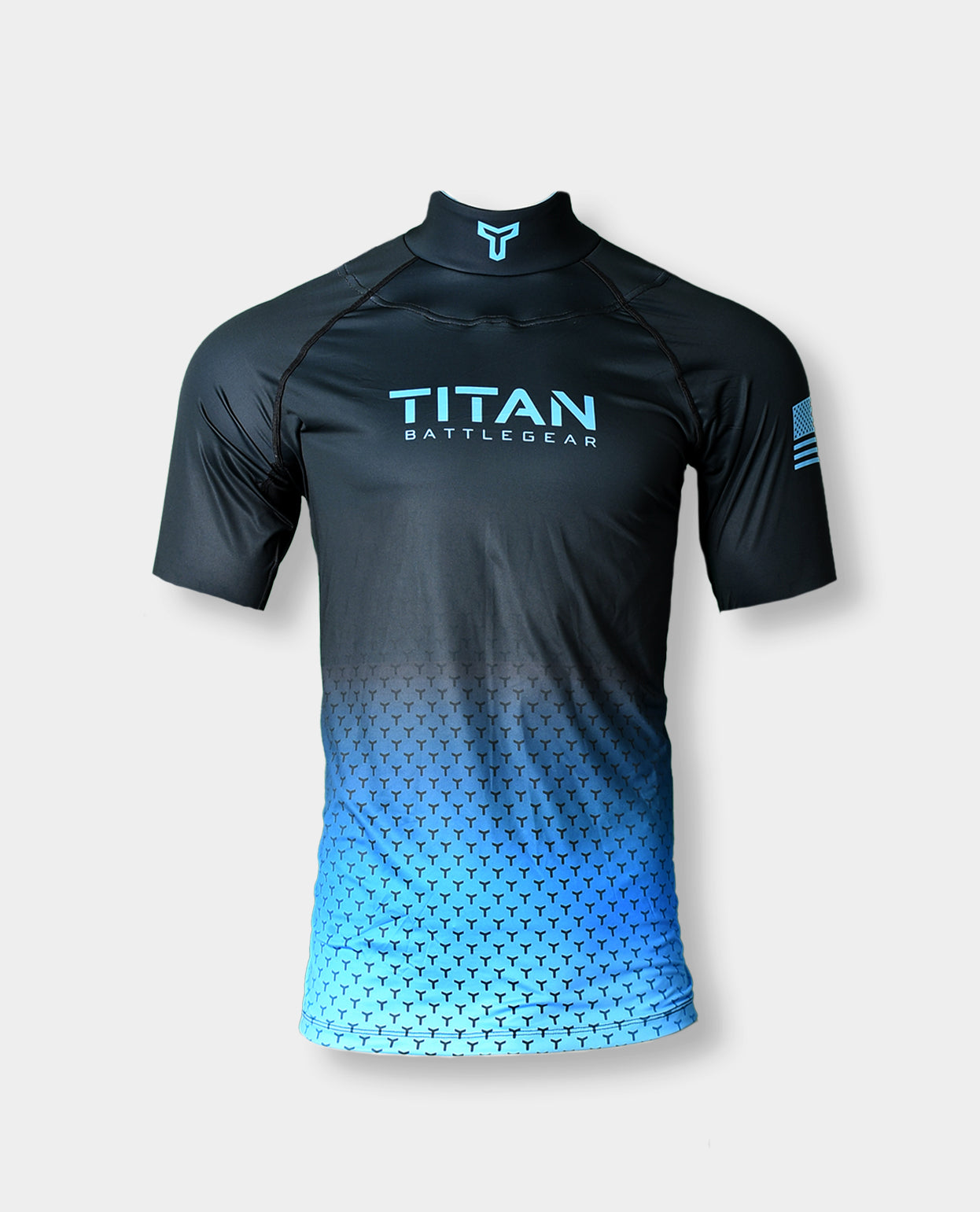 BG 2.0 SS NECK GUARD SHIRT - BLACK/ARCTIC