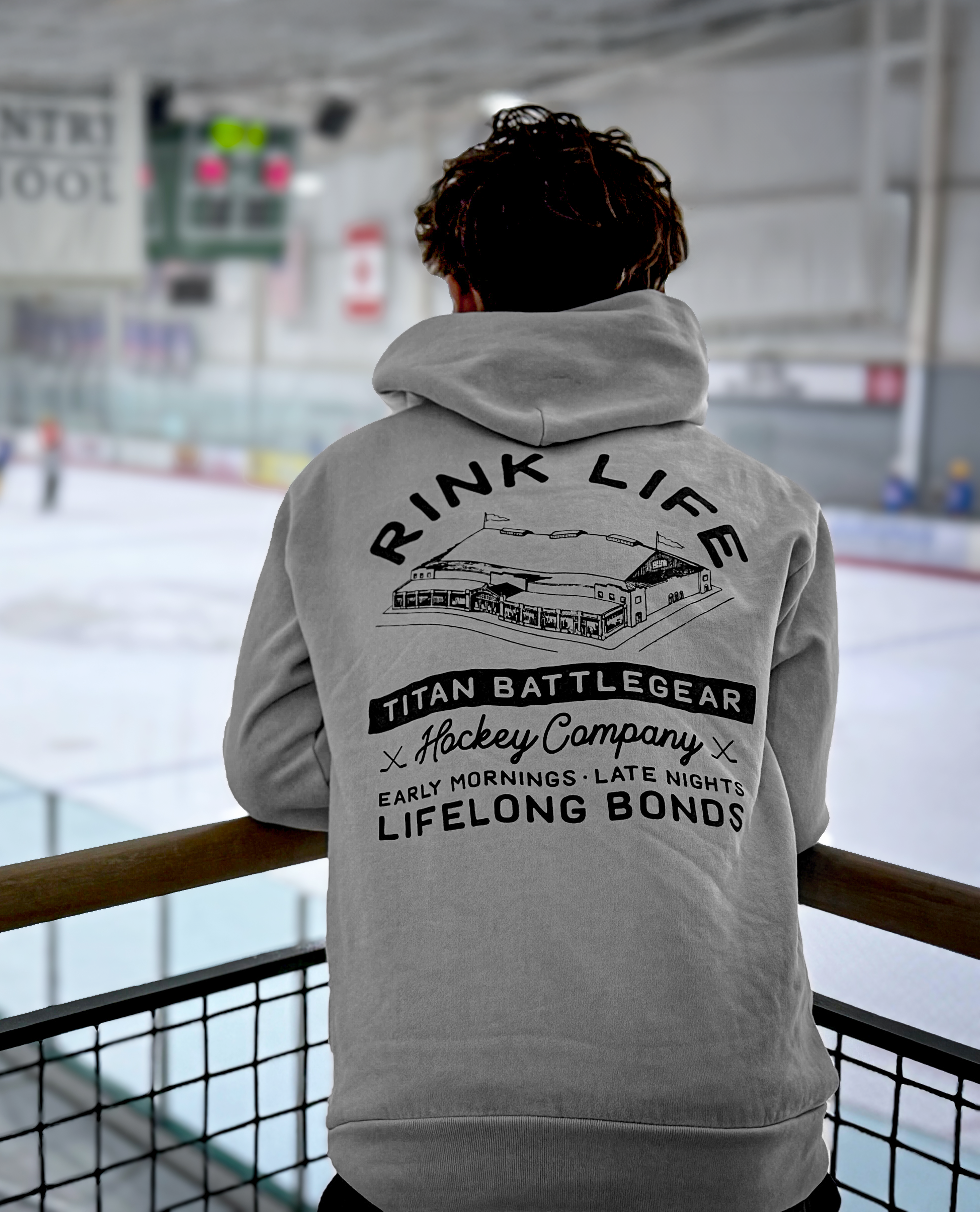 SR Rink Life Rink Hoodie - Lunar Rock