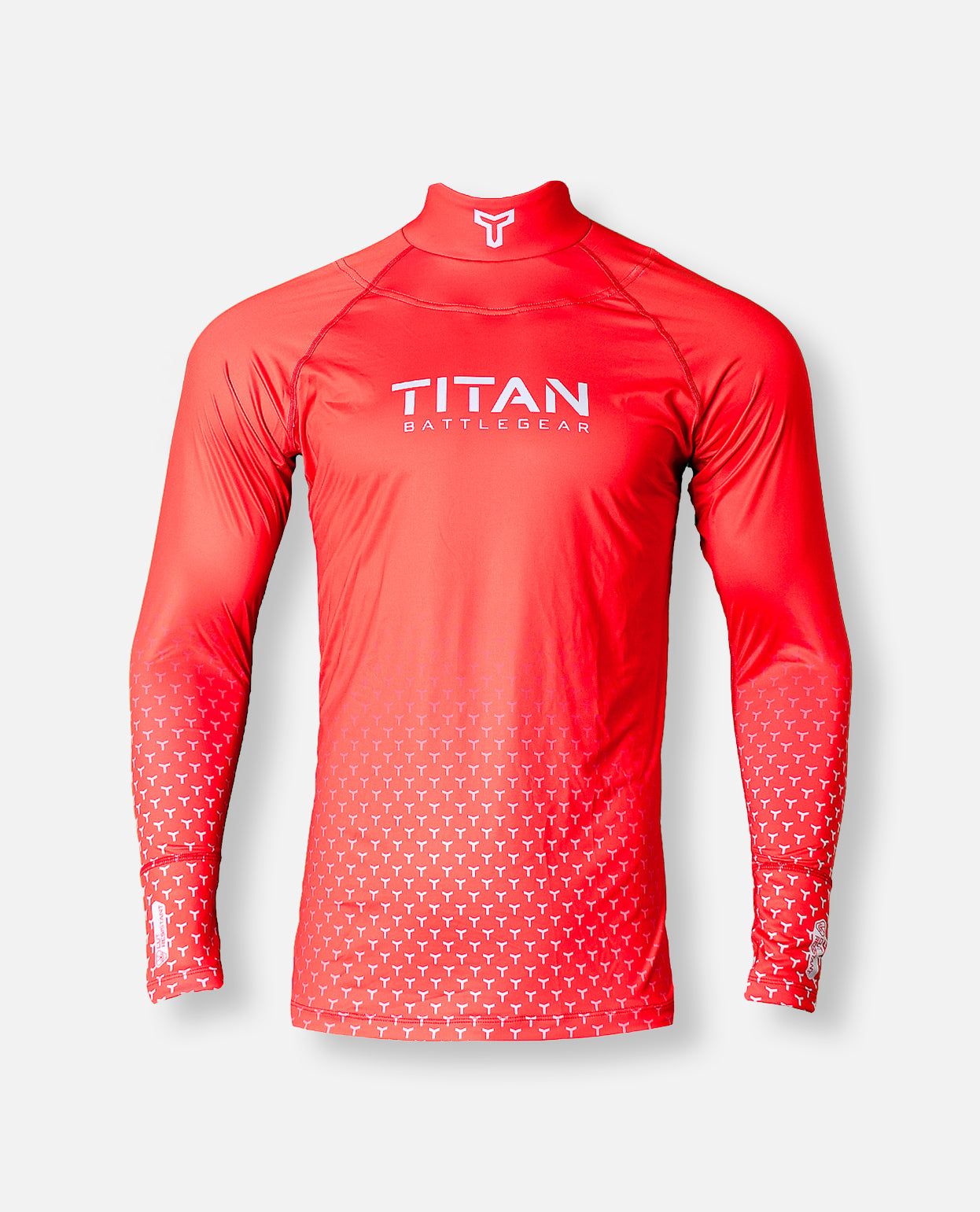 BG 2.0 LS NECK GUARD SHIRT - TEAM RED