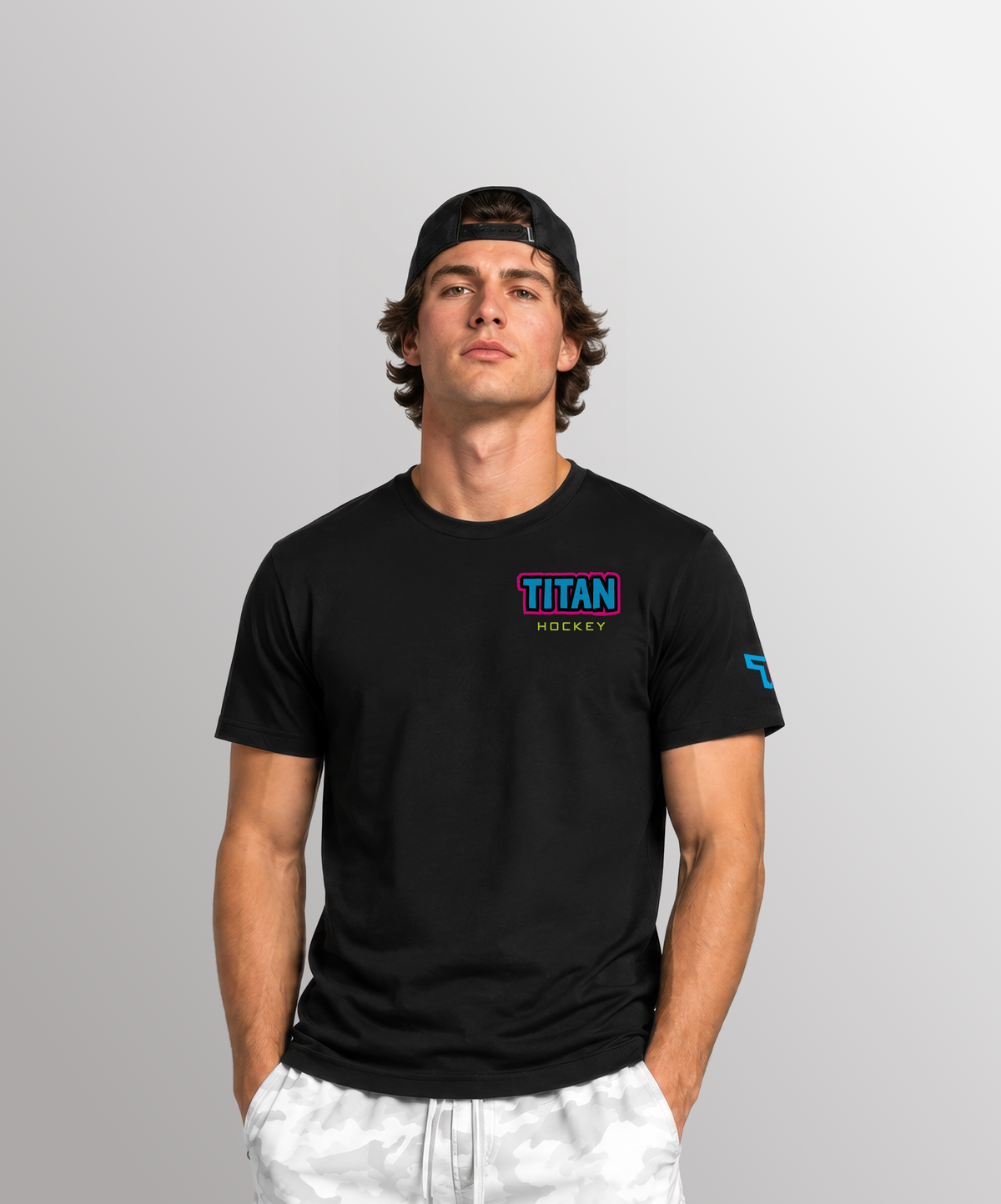 SR STICKERPACK TEE - BLACK