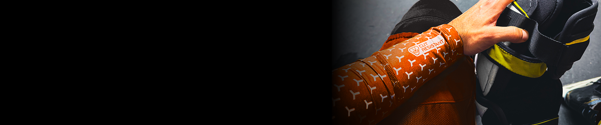 ORANGE HOCKEY NECK GUARDS