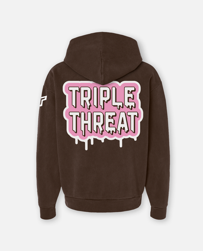 SR Triple Threat Hoodie - Brown