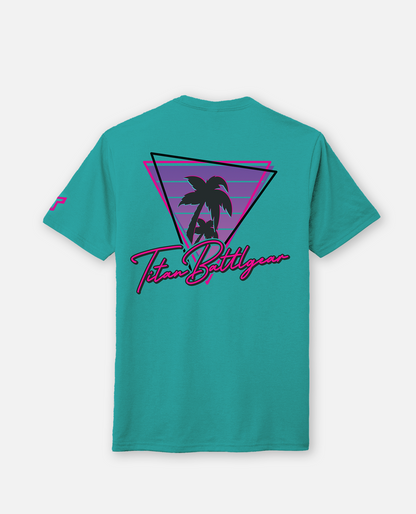 SR P&P Retro Tee - Turquoise