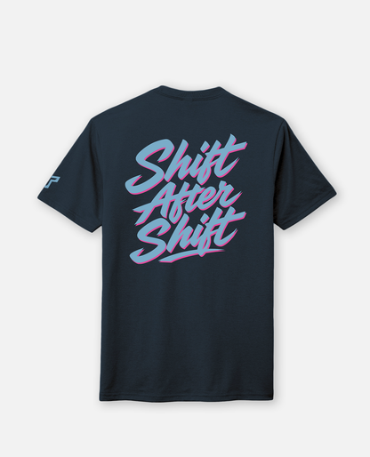 SR Shift Tee - Navy Heather