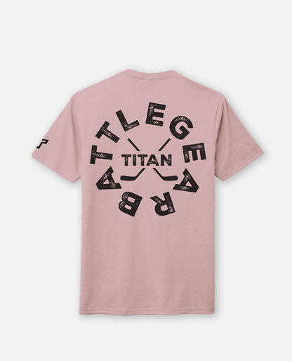 YTH Brand Loop Tee - Light Pink Heather