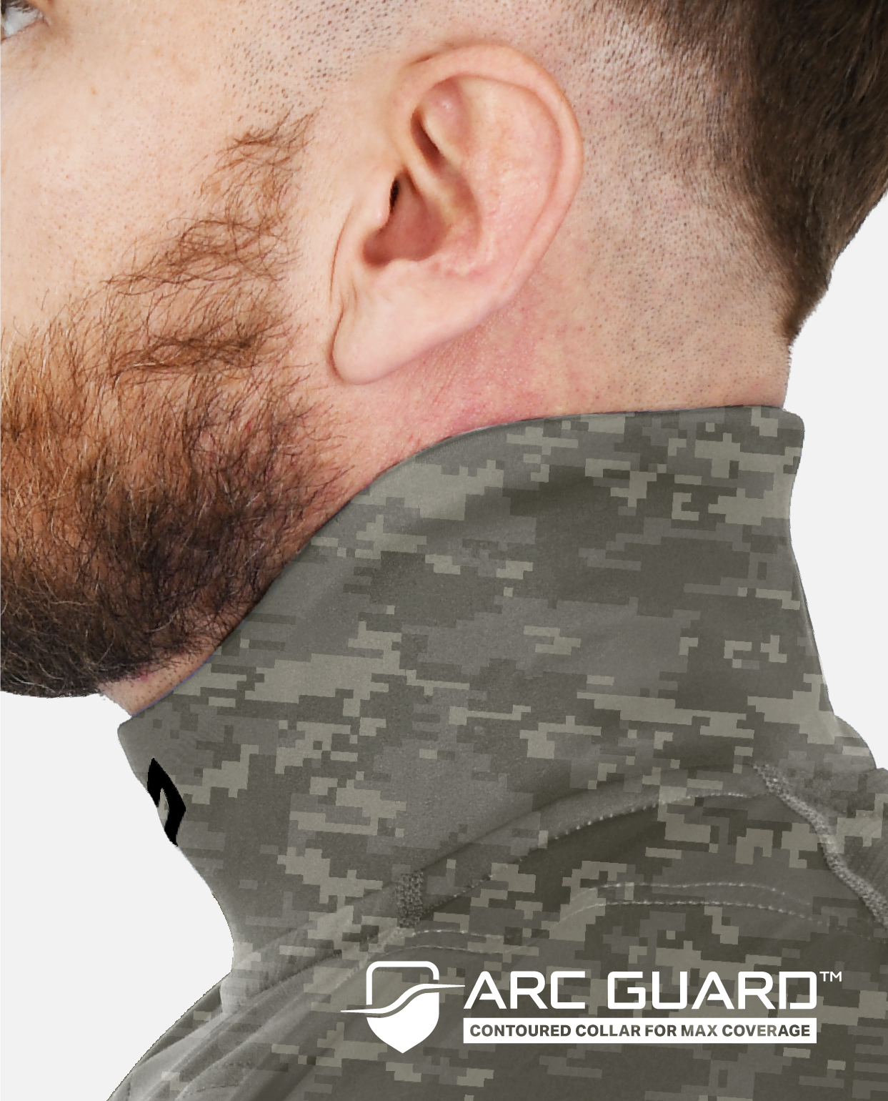 BG 2.0 LS NECK GUARD SHIRT - DIGI CAMO
