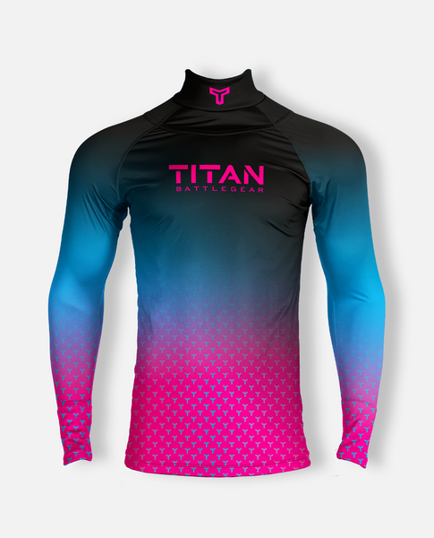 Cut Resistant Hockey Neck Guard Long Sleeve - Miami Nights – Titan