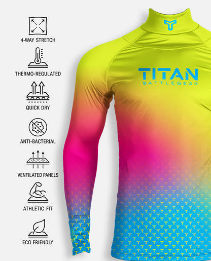 BG 2.0 LS NECK GUARD SHIRT - LAST LIGHT