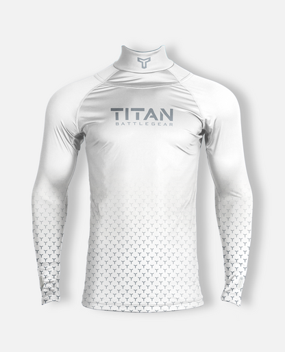 BG 2.0 LS NECK GUARD SHIRT - WHITE