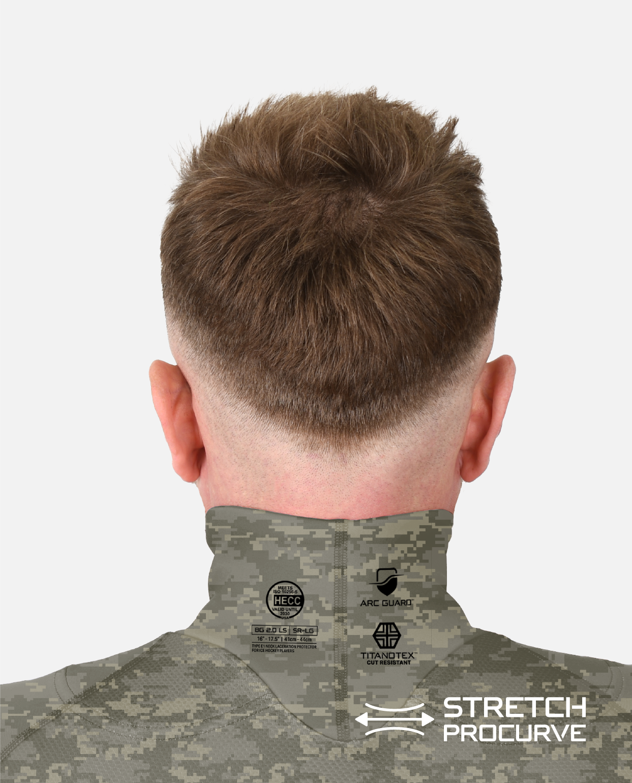 BG 2.0 LS NECK GUARD SHIRT - DIGI CAMO