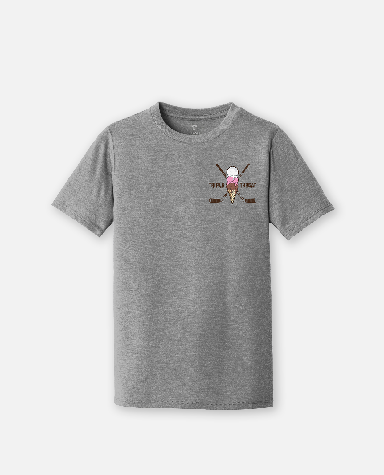 YTH PSC Tee - Heather Gray