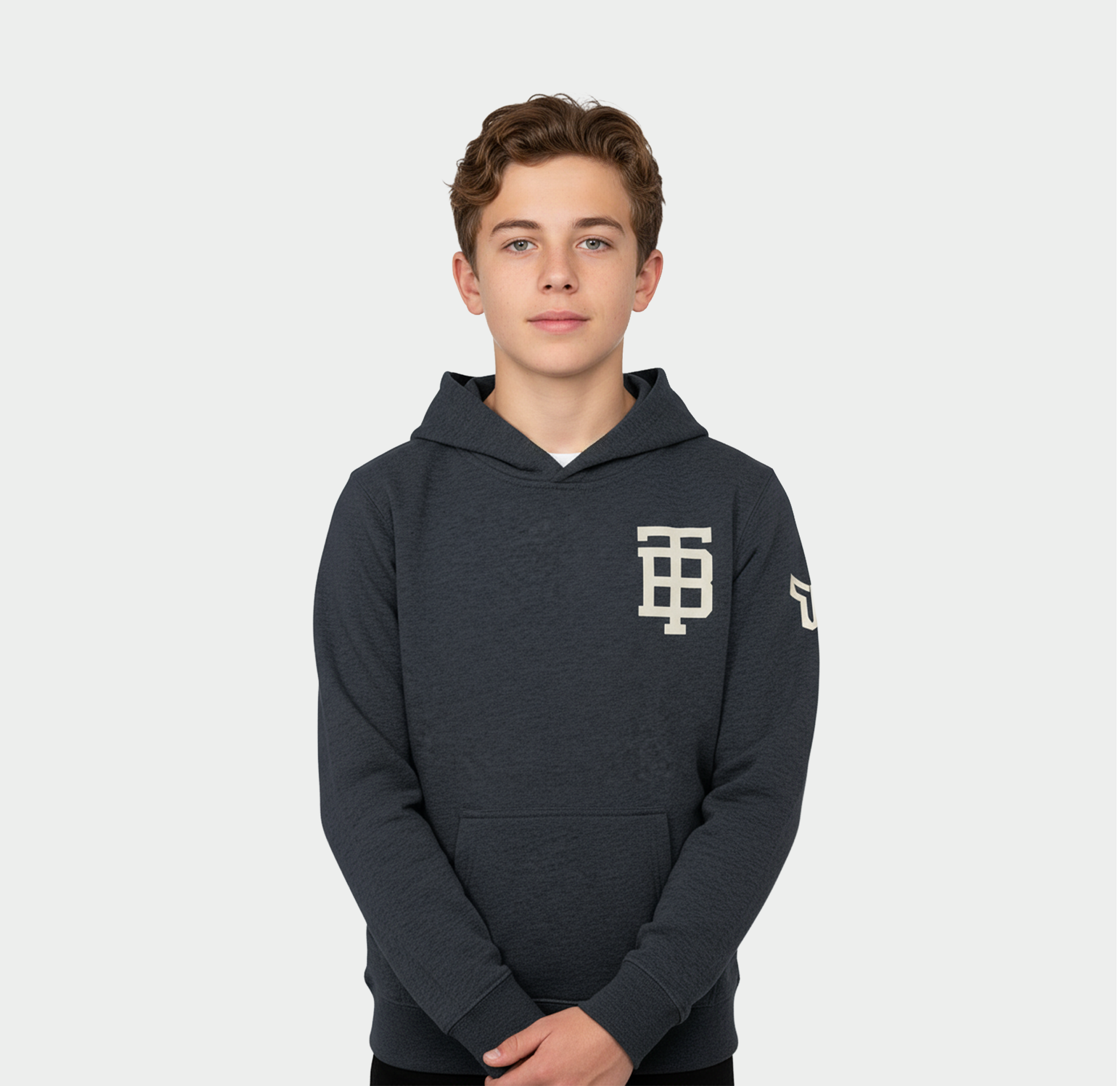 YTH Battle Hoodie - Navy Heather
