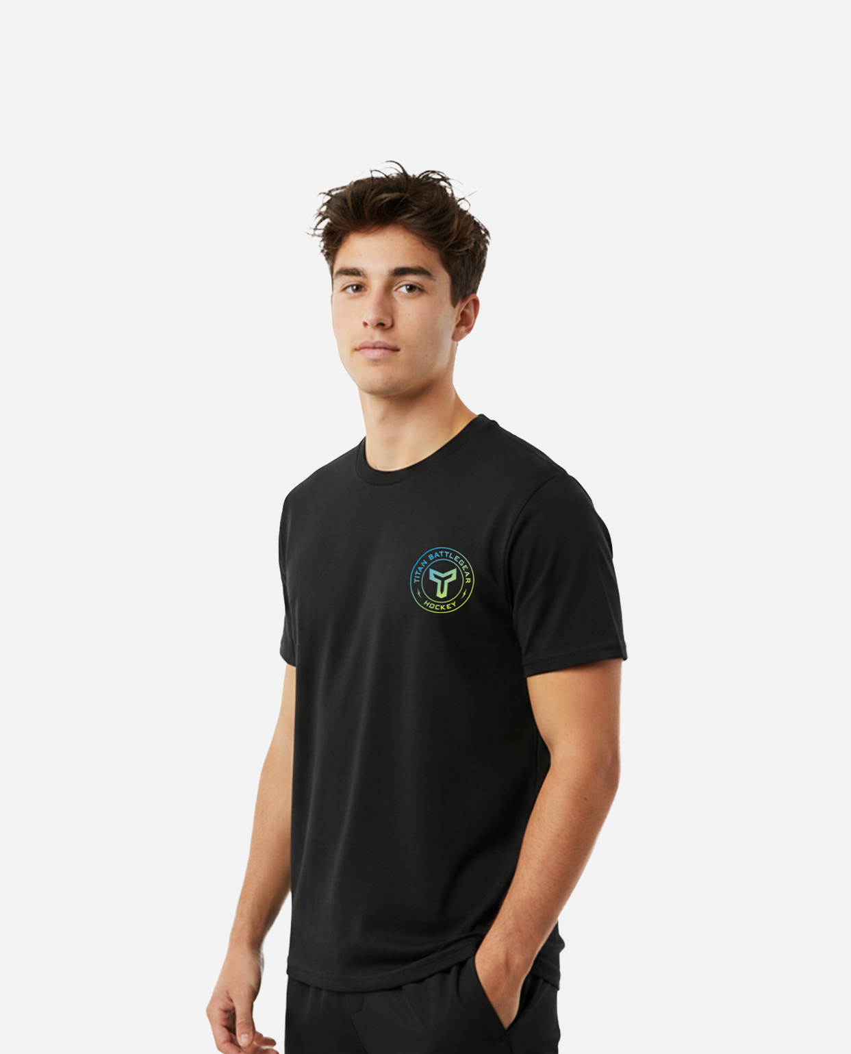 SR Puck Fade Tee - Black