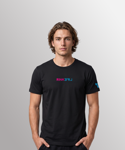 SR RL STACK 2.0 TEE - BLACK