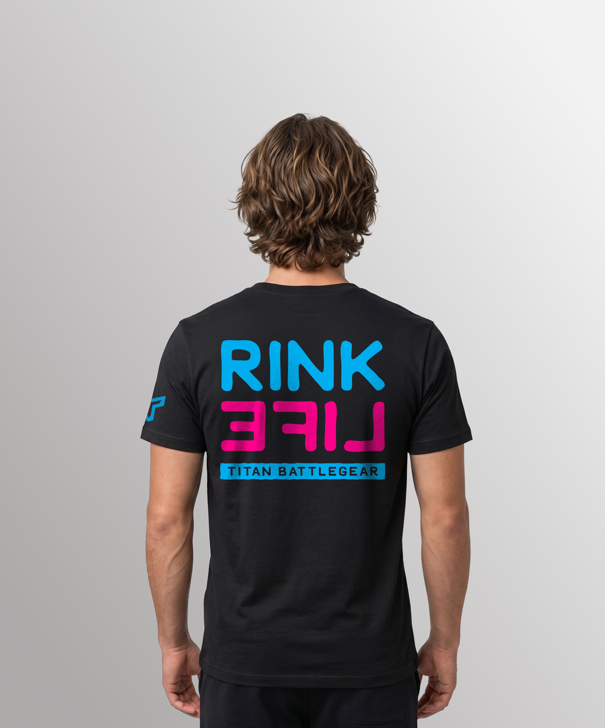 SR RL STACK 2.0 TEE - BLACK