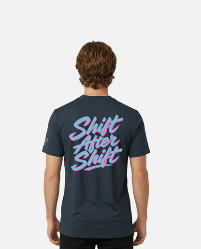 SR Shift Tee - Navy Heather
