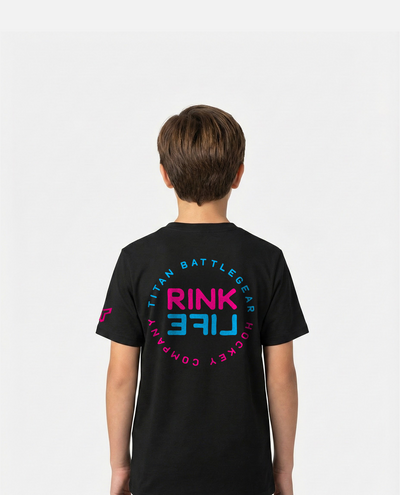 YTH RL CIRCLE TEE - BLACK